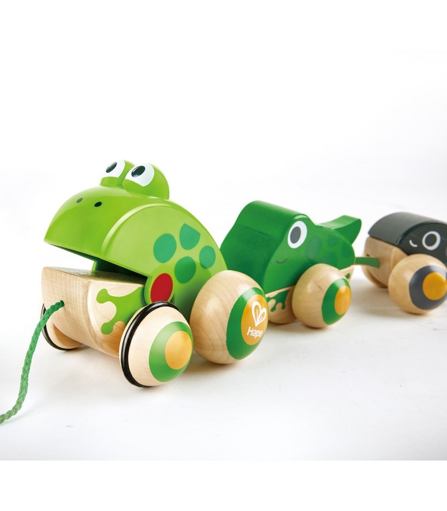 Juguete De Arrastre Familia Rana Hape