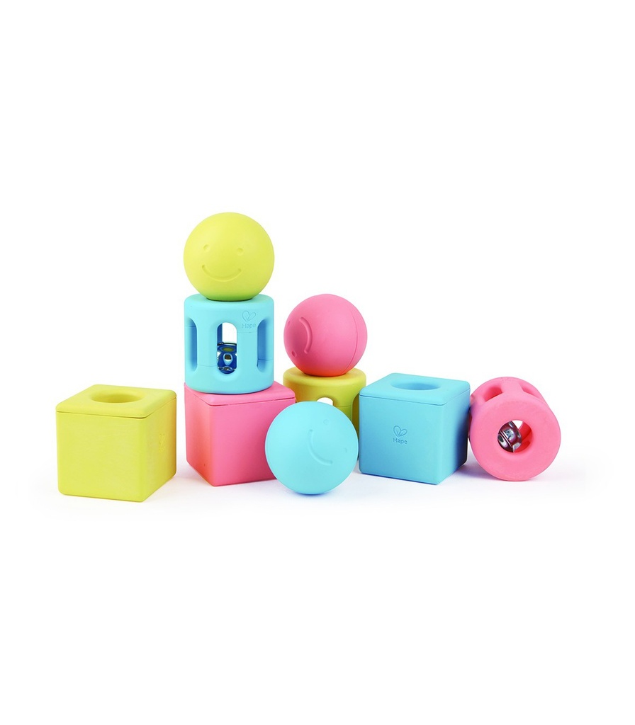 [132195] Trio Sonajeros Geometricos Hape