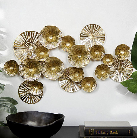 [136009] Aplique Mtl Pared 75X44Cm