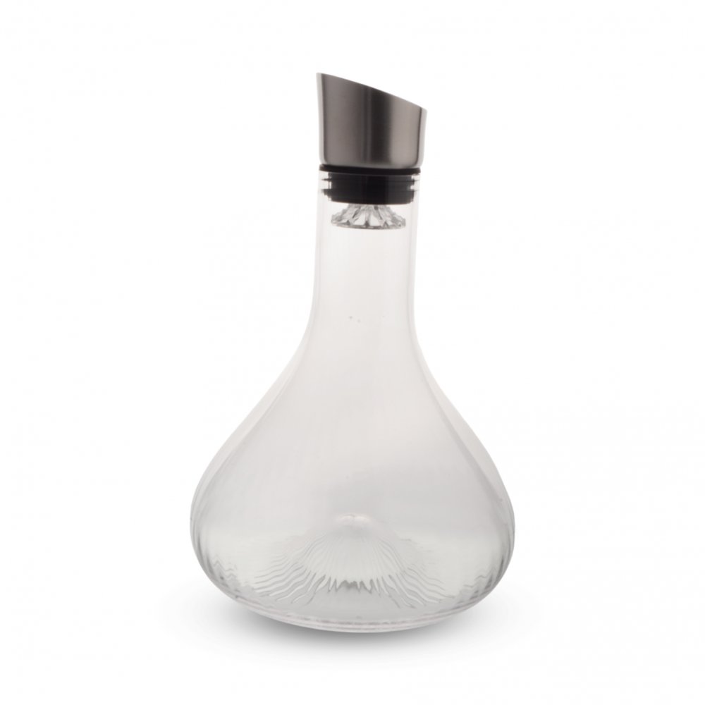 Decantador De Vino Con Tapa De Metal Con Filtro 1600Ml