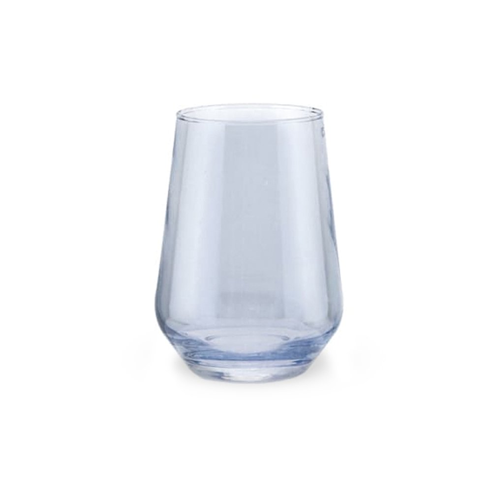 SET X6 VASOS CÓNICOS TRANSPARENTES - VIDRIO - 400ML 6,5X12CM