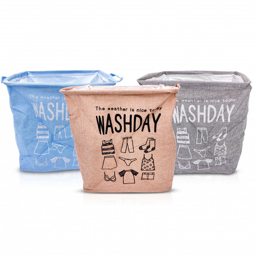 Bolsas Para Ropa Washday - Colores Surtidos - 45X35 Cm 75L