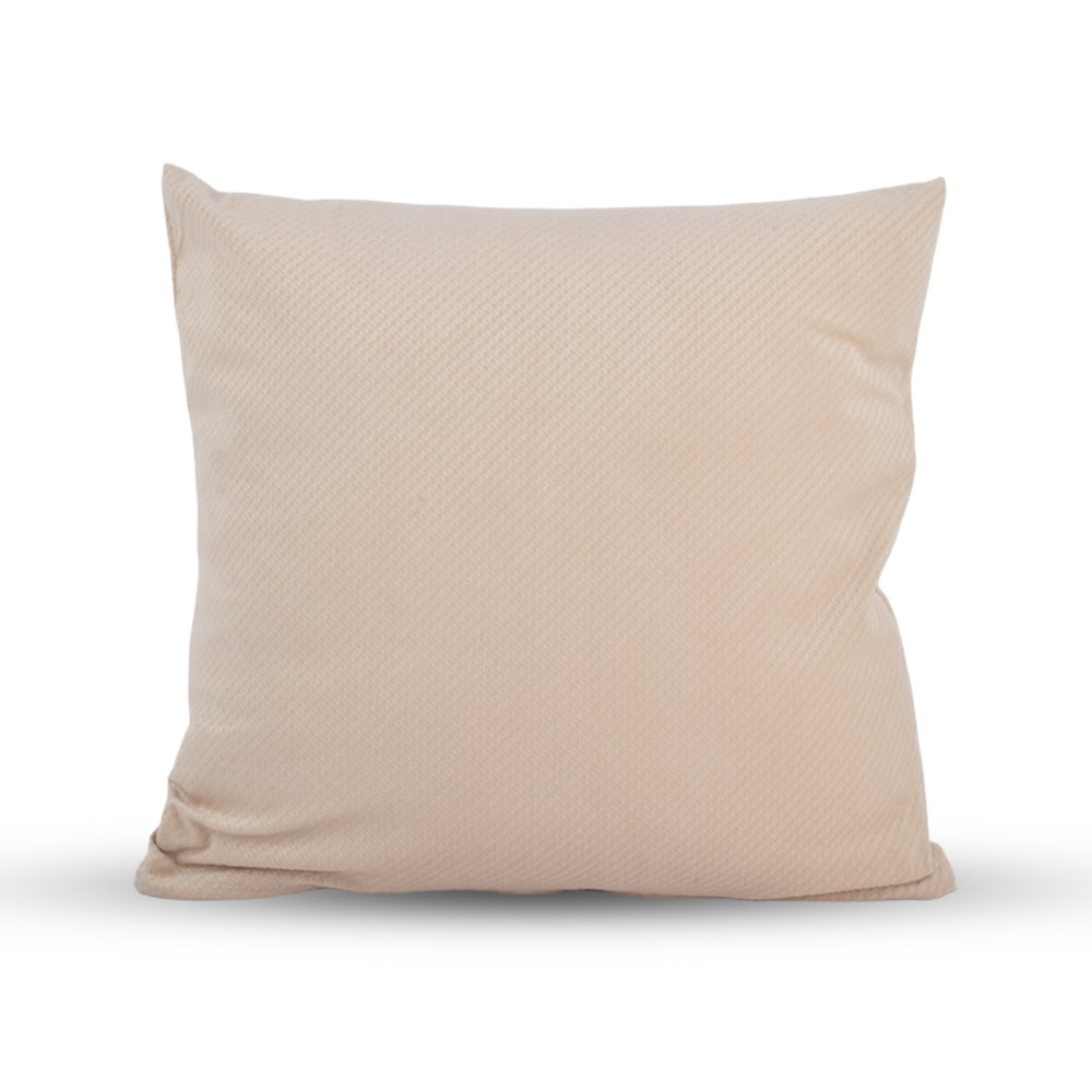 [3800167] Funda De Almohadón 42 X 42 Cm Natural Tramado Puntos