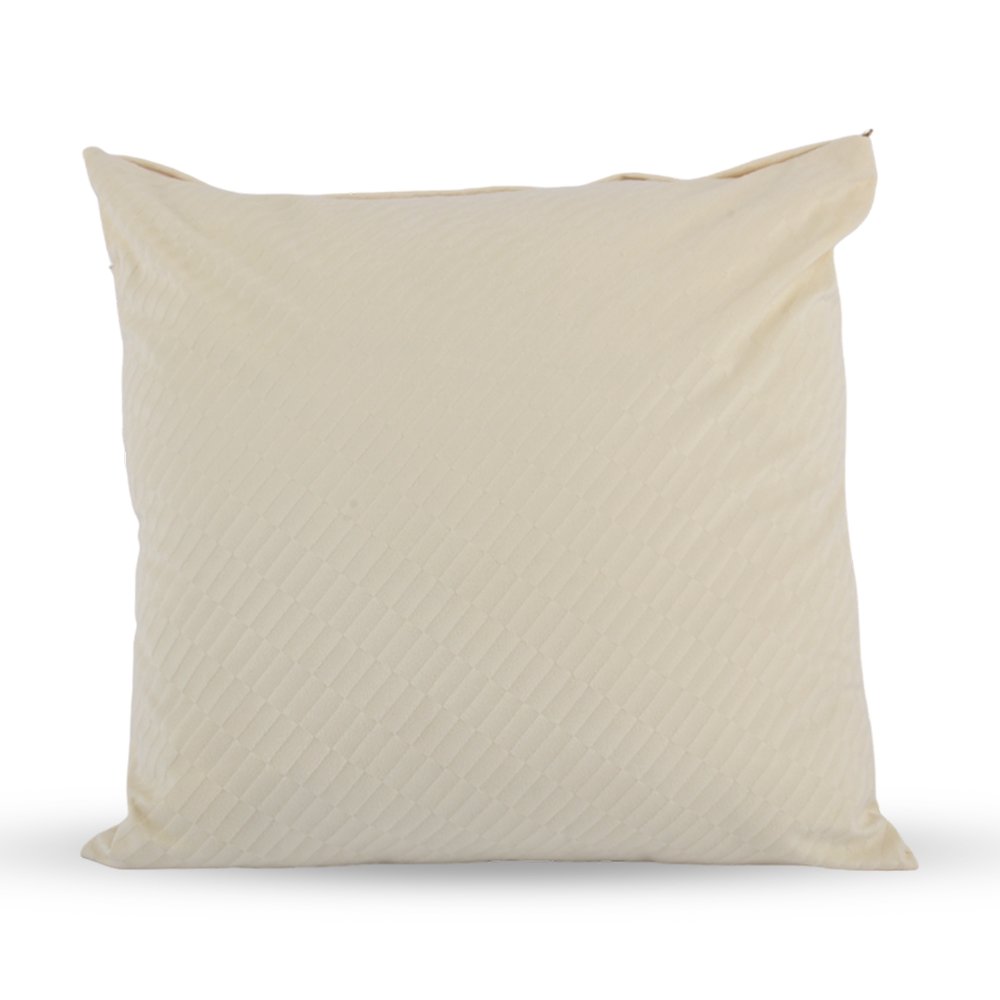 [3800170] Funda De Almohadón 42 X 42 Cm Natural Tramado Diagonales