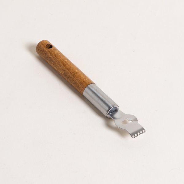 [4110933] Cester Acero Inoxidable Y Acacia 18 Cm