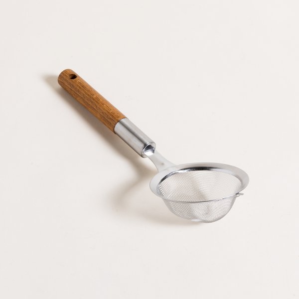 [4110935] Colador Acero Inoxidable Y Acacia 26,5 Cm