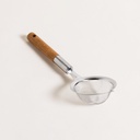 Colador Acero Inoxidable Y Acacia 26,5 Cm