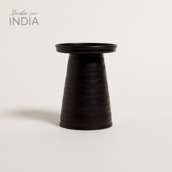 CANDELABRO PALI NEGRO 10,5X14 CM