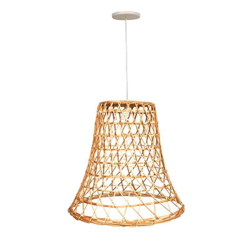 [137336] Colgante Mimbre Campana 25 X 50 X 55 Cm