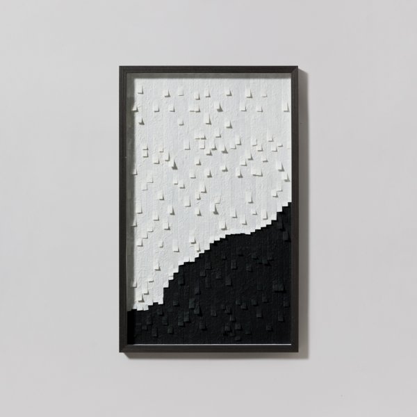 [4111027] Cuadro Cutout Mountain Brown 50X80 Cm Vassa Home