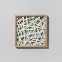CUADRO VIDRIOS RED 40X40 CM VASSA HOME