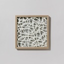 CUADRO VIDRIOS MADEJA 40X40 CM VASSA HOME