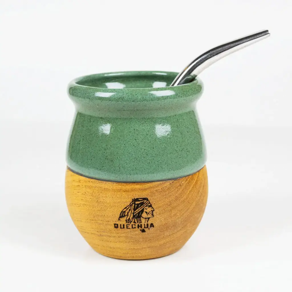 MATE QUECHUA MADERA VERDE