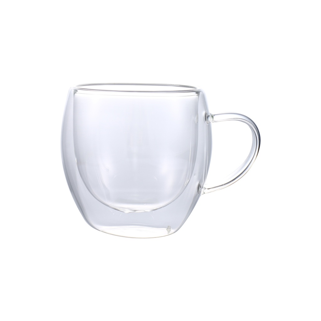 TAZA DE VIDRIO DOBLE PARED 150 ML