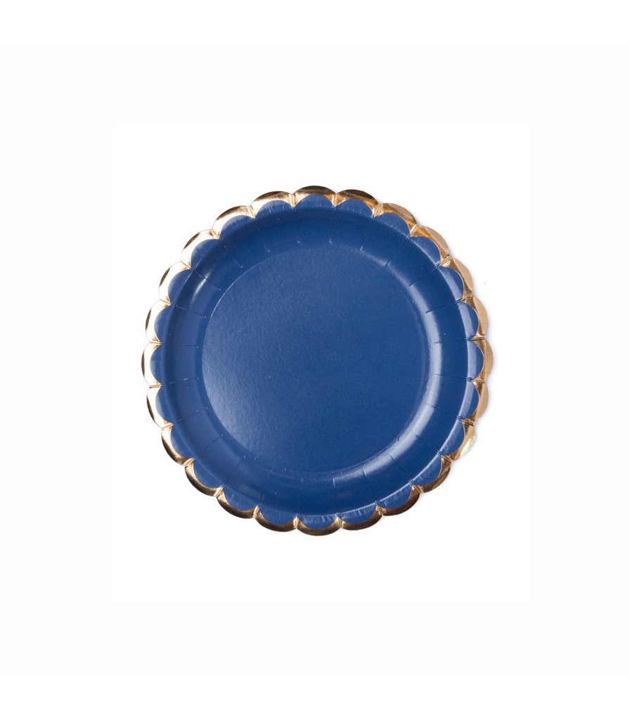 [131099] Glr Plato Onda Azul X8 18 Cm