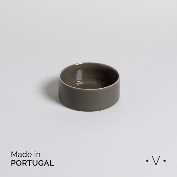 [4111097] Bowl Set X 6  Lagoa Taupe 14 Cm Vassa Home