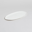 BANDEJA PLANA CAPRI 34X18 CM VASSA HOME