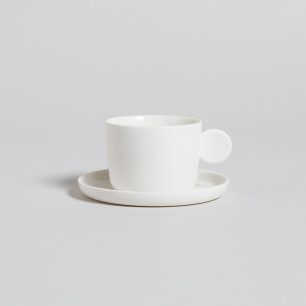 [4111136] Taza Y Plato Capri 100 Ml Vassa Home