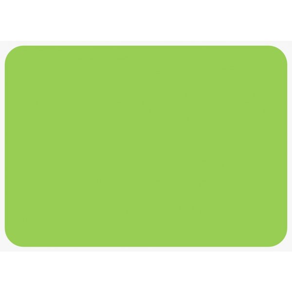 Individual Pvc Fino 30 X 40 Cm Verde Manzana