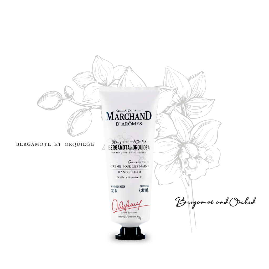 Crema De Manos Marchand D Aromes Bergamota Y Orquídea 80 G