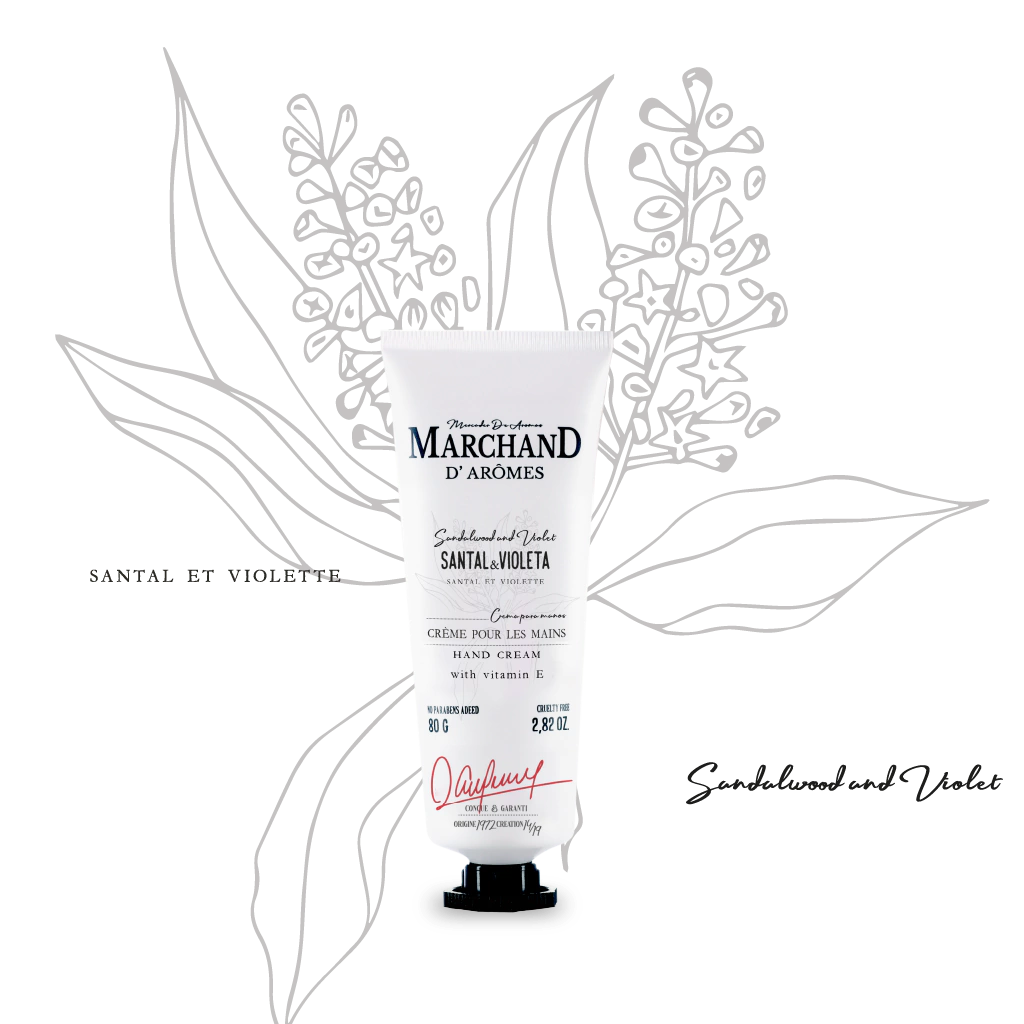 Crema De Manos Marchand D Aromes Santal Y Violeta 80 G