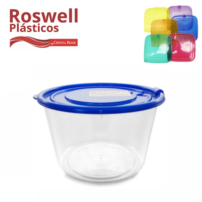 [140382] Contenedor Redondo 1000 Ml Roswell Plastico