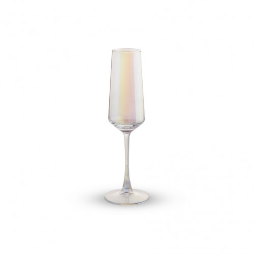 Set X6 Copas De Champagne Perladas 250Ml 4,5X24,5Cm De Vidrio