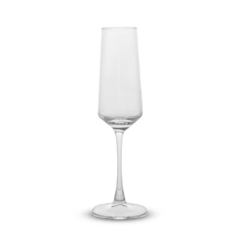 [256248] Set X6 Copas De Champagne Transparentes 250Ml 4,5X24,5Cm De Vidrio