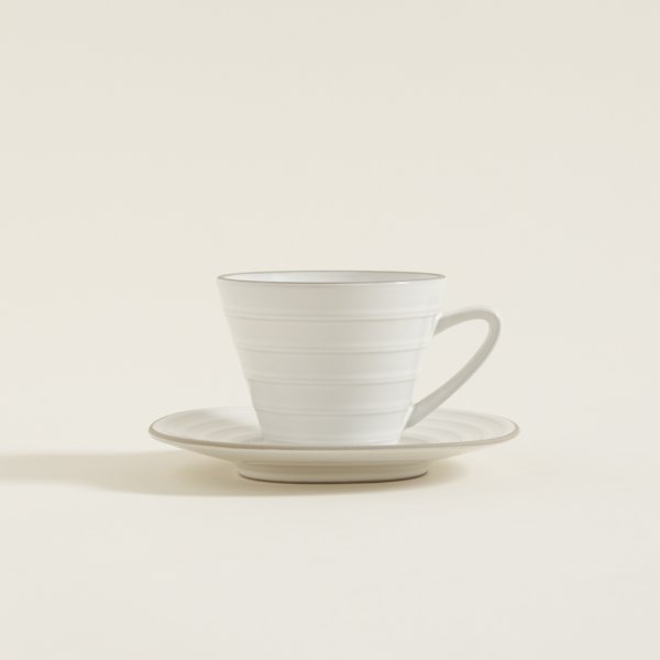 TAZA Y PLATO JINAN 220 ML 16,5 CM