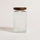 Frasco Cuadrado Salamanca Tapa Acacia 1000 Ml