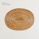 Centro De Mesa Ovalado Vinh Natural 40X30 Cm
