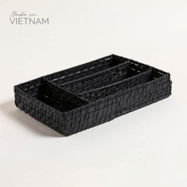 [411036] Cubiertero Vinh Negro 35X25 Cm