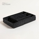 Cubiertero Vinh Negro 35X25 Cm