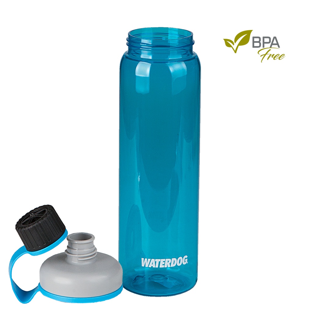 Botella Deportiva Tritan 800 Cc Celeste Waterdog