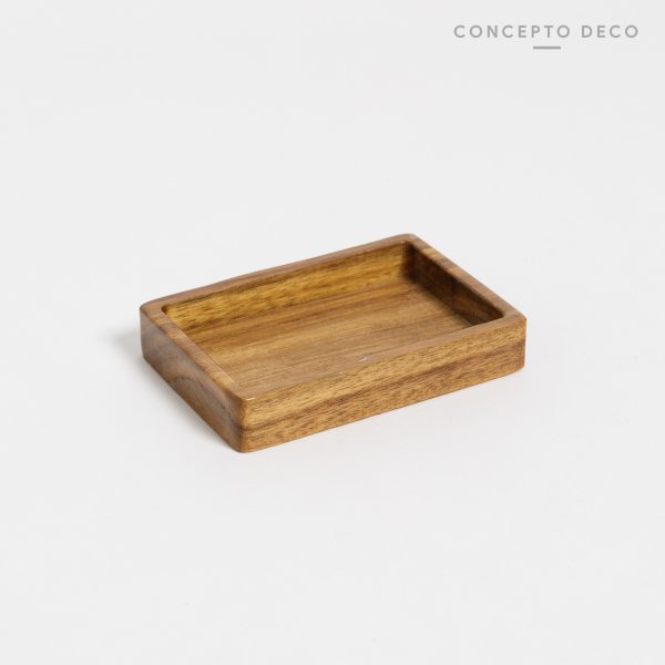 [165038] Jabonera Acacia Cuadrado 11Cm