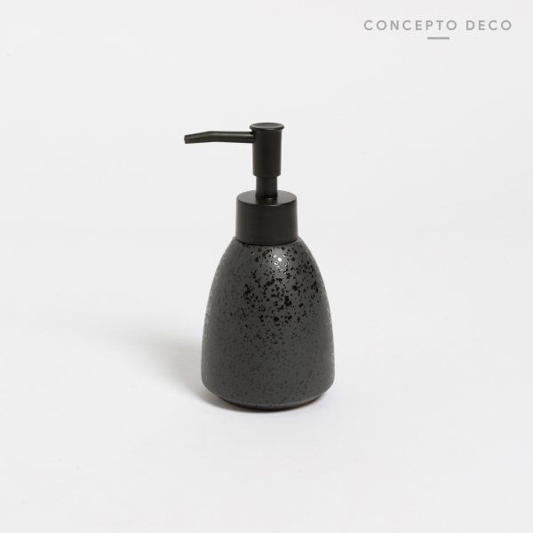 DISPENSER CERÁMICA SIFON NEGRO GOTA 15CM