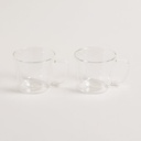 Set X 2 Mugs Doble Vidrio 380 Ml