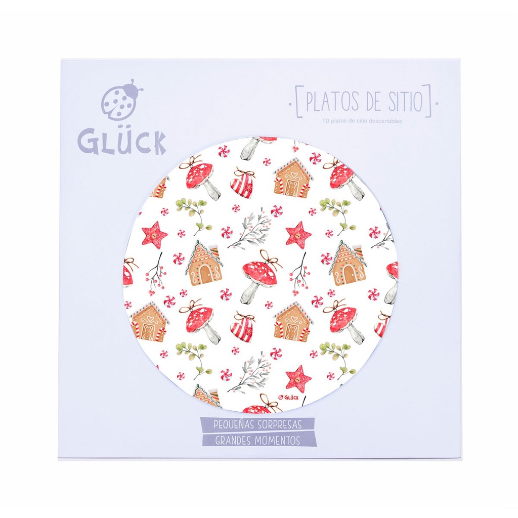 [131908] Set Platos Sitio Bosque Encantado Hongos X 10 U 34 Cn