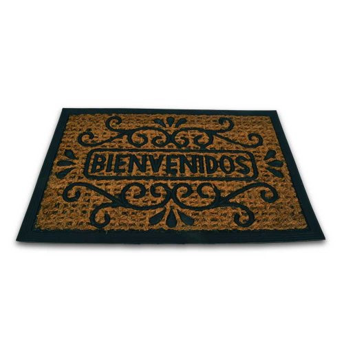 [380247] Felpudo Goma Con Coco 40 X 60 Cm Bienvenidos Estilo San Telmo