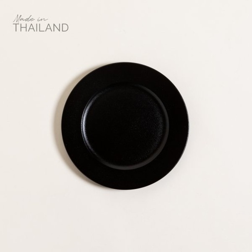 [411100] PLATO DE POSTRE SET X 6 FINE PLUS BLACK SAND 21 CM