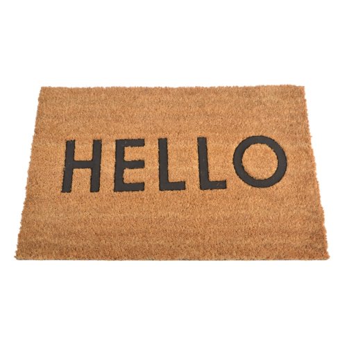 [380179] FELPUDO COCO CON GOMA CALADA 40 X 60 CM HELLO IMPRENTA