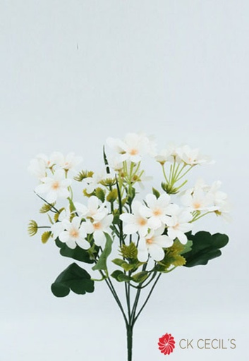 [413465] LILY BUSH X 7 X 35CM WHITE