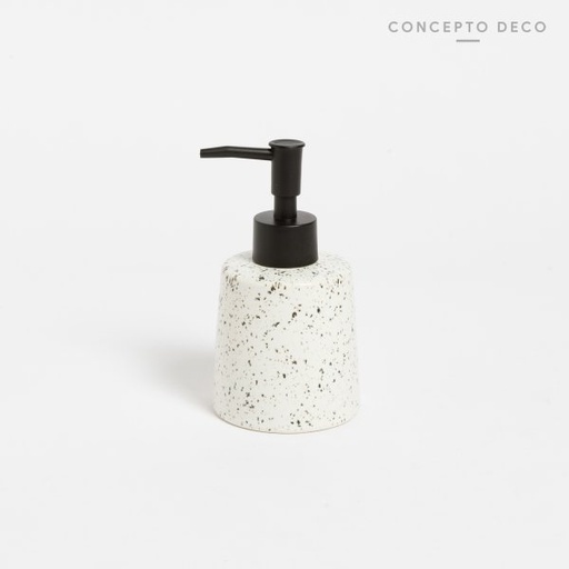 [165321] DISPENSER CERÁMICA CONICO RECTO BLANCO GOTA 15CM