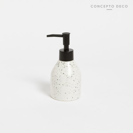 [165322] DISPENSER CERÁMICA SILUETA BLANCO GOTA 15CM