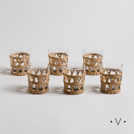 [4111262] SET X 6 VASOS MAJA 260 ML VASSA HOME