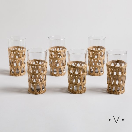 [4111263] SET X 6 VASOS MAJA 420 ML VASSA HOME