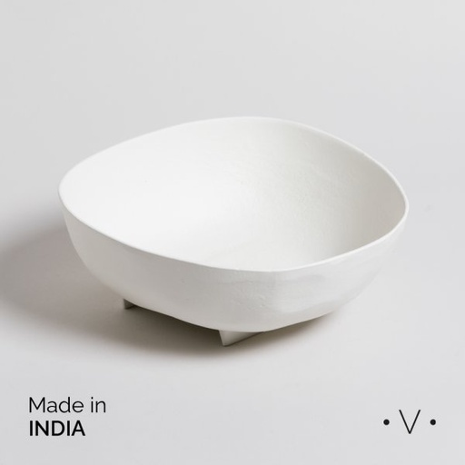[4112811] BOWL DECO LODHI ALUMINIO 26X27X11 CM VASSA HOME
