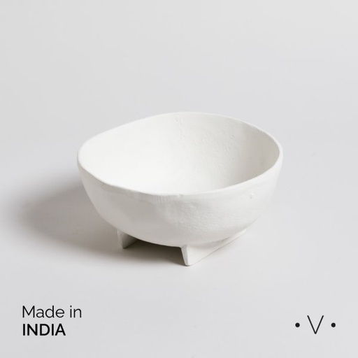 [4112812] BOWL DECO LODHI ALUMINIO 21X20,5X10,5 CM VASSA HOME