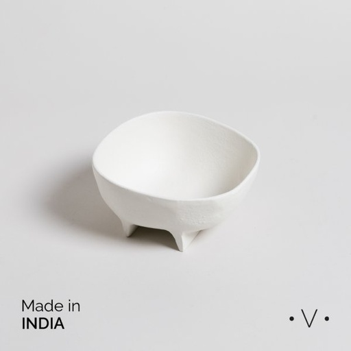 [4112813] BOWL DECO LODHI ALUMINIO 15,5X16X8,5 CM VASSA HOME