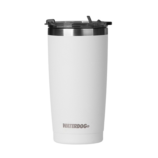 [401151] VASO WATERDOG DOBLE PARED 600 CC BLANCO ACERO